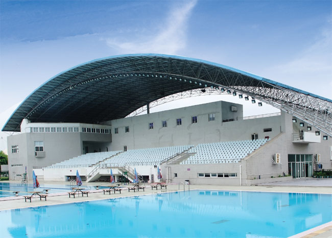 钦州游泳馆网架