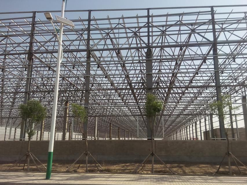钦州汽车工业厂房网架